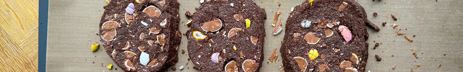 Chocolate Mini Egg Rye Cookies