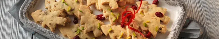 Cranberry and Pistachio Shortbread