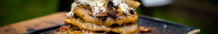 Salted Banoffee & Pecan Pancakes