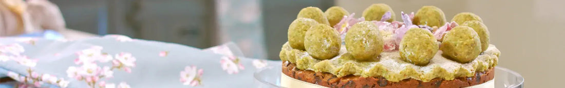 Pistachio Easter Simnel Cake