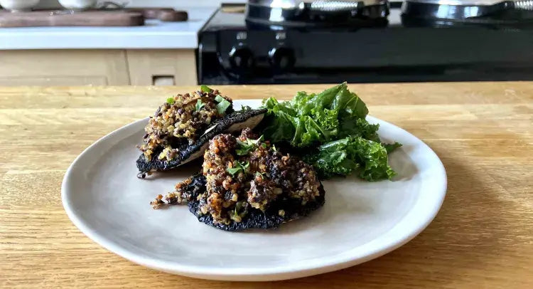 AGA Baked Balmoral Mushrooms