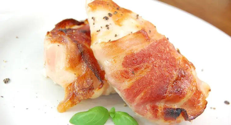 Chicken in Pancetta with Garlic Cream
