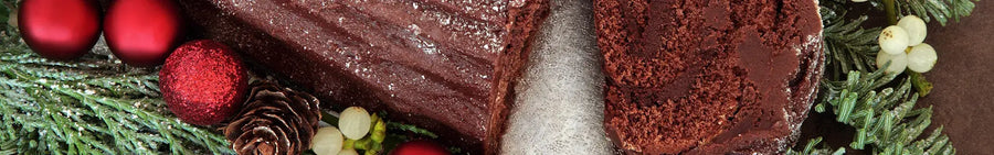 Chocolate Orange Christmas Log