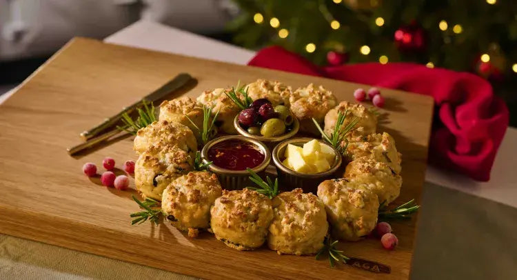 Feta and Olive Scone Wreath