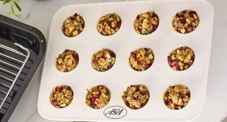 Sage, Apple and Pomegranate Stuffing