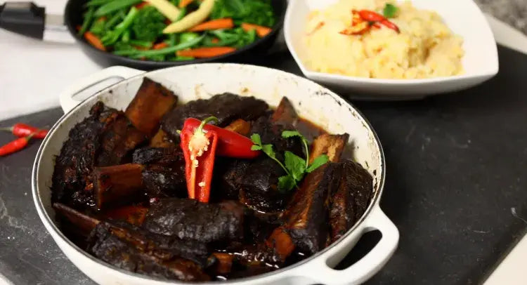 Slow Cooked Asian Style Beef Short Ribs