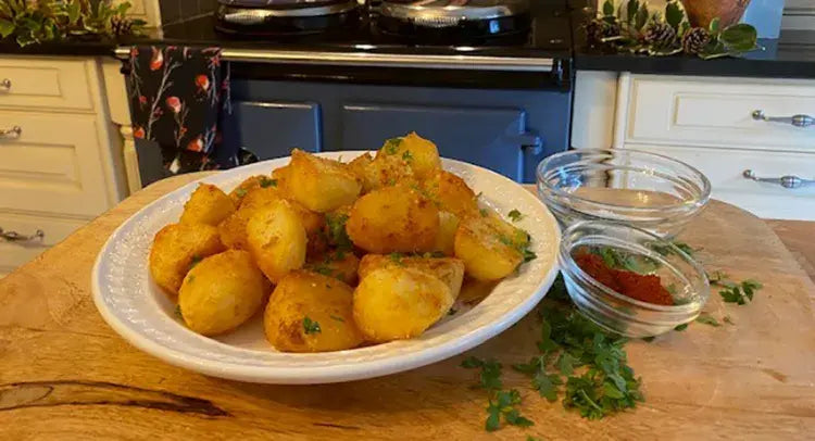 Triple Cooked Roasted Goose Fat Potatoes