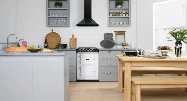 AGA 60 with Gas Hob in White