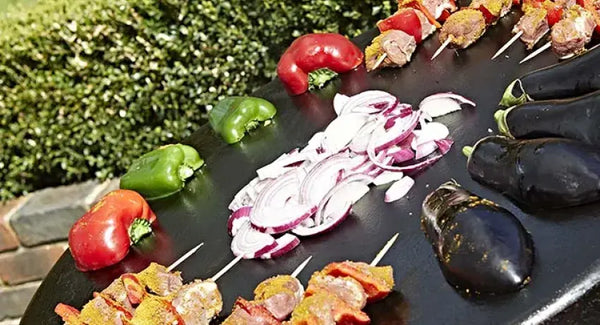 Grilling Kebabs on the AGA Professional Series Outdoor Grill