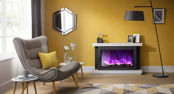 Rayburn Stratus Extra Tall Electric Fire with Suite