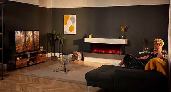 Rayburn Stratus TruView Electric Fire with Suite