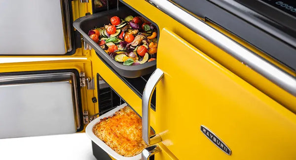 Three large capacity ovens
